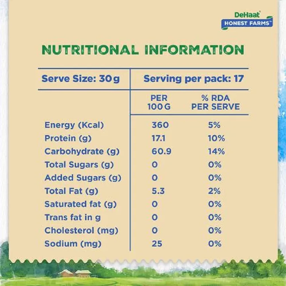 Dehaat Honest Farms Unpolished Kabuli Chana - Pesticide Free, 500 g-5.webp